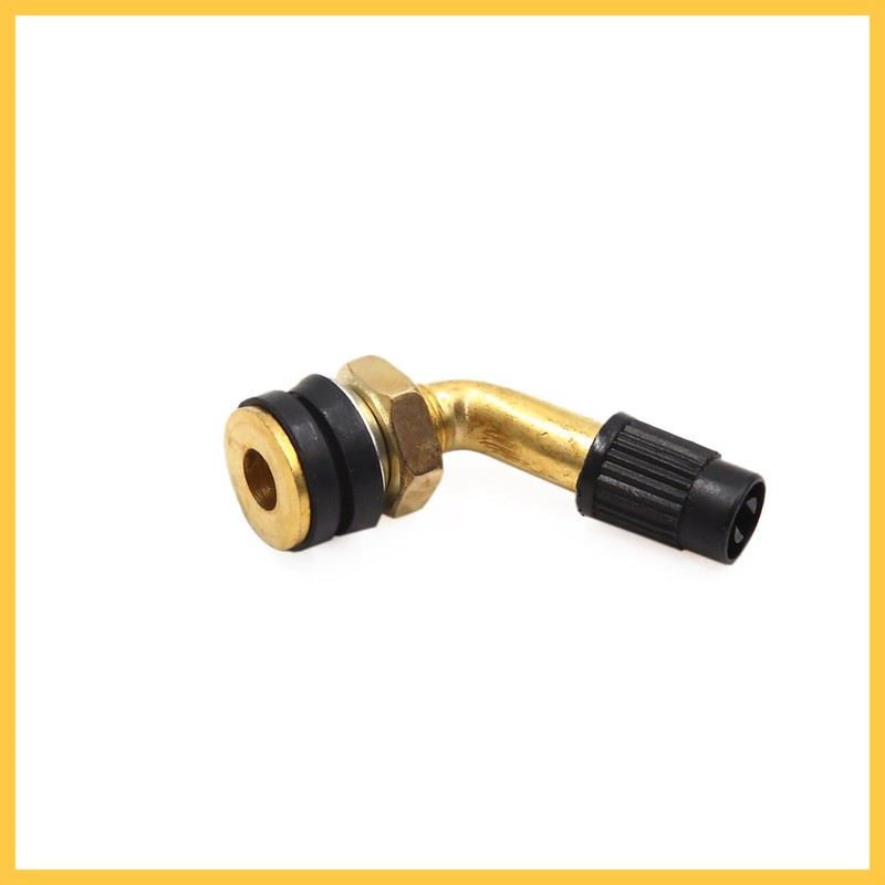 REPAIROCK Brass Angled Tubeless Tire Valve Stem 3pcs for Moped