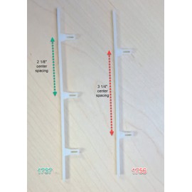 Qty 10. Shutter Repair Slider Connector for Polysatin Shutter (2 Connect 3.25" Center spacing)