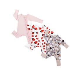 Bow Dream 3 pack Baby Boy Clothes Infant Outfits Baby girl Clothes Romper Jumpsuit Outfit 0-24 Months