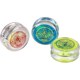 Duncan Toys Pulse LED Light-Up Yo-Yo, Intermediate Level Yo-Yo with Ball Bearing Axle and LED Lights, Varying Colors, Assortment (DUPUL)