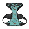 Cute Dachshund No Pull Dog Harness Adjustable Soft Padded Pet