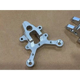 MR Front & Rear Aluminum Center Brace Mount for Arrma 1/7 FELONY 6s BXL Sil