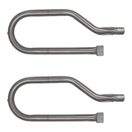 UpStart Components 2-Pack BBQ Gas Grill Tube Burner Replacement Parts for Sterling Forge 720-0016 - Compatible Barbeque Stainless Steel Pipe Burners