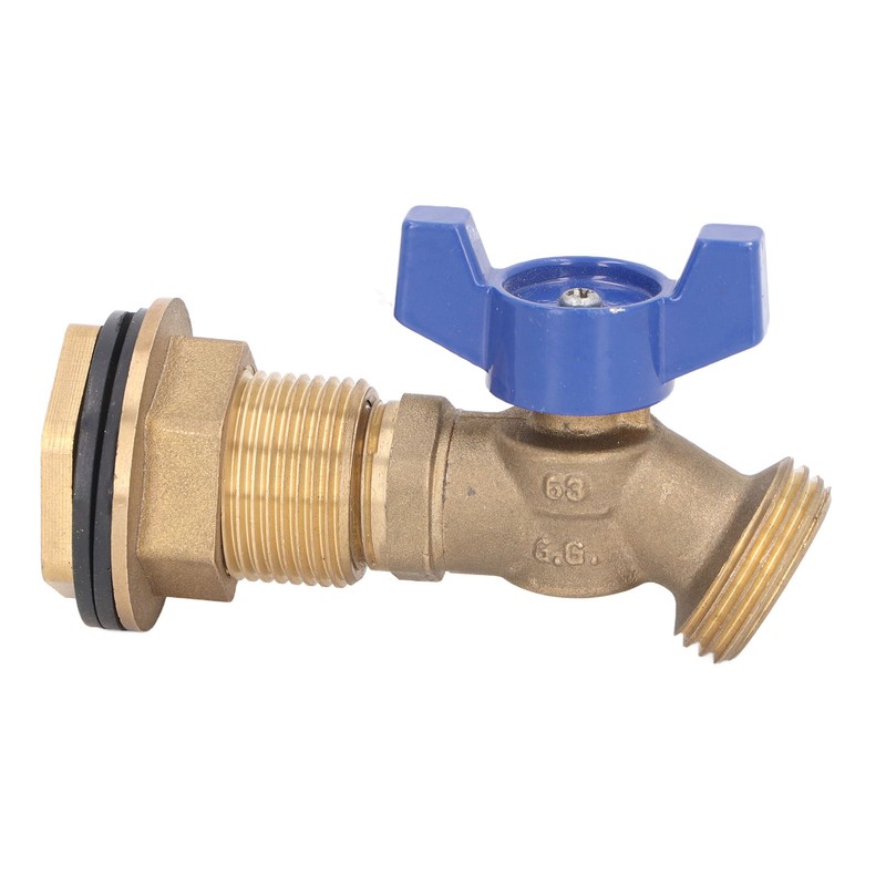Brass Ball Valve Quarter Turn Water Tank Spigot Rain Barrel
