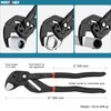 MAXPOWER 12 inch Pliers Wrench, Max Jaw Opening 2.7 inch