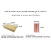 MITOB 100 Pack 4.3x5.9 inch Clear POF Heat Shrink Wrap