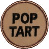 Pop Tart Patrol Patch - 2" Diameter Round Embroidered Patch