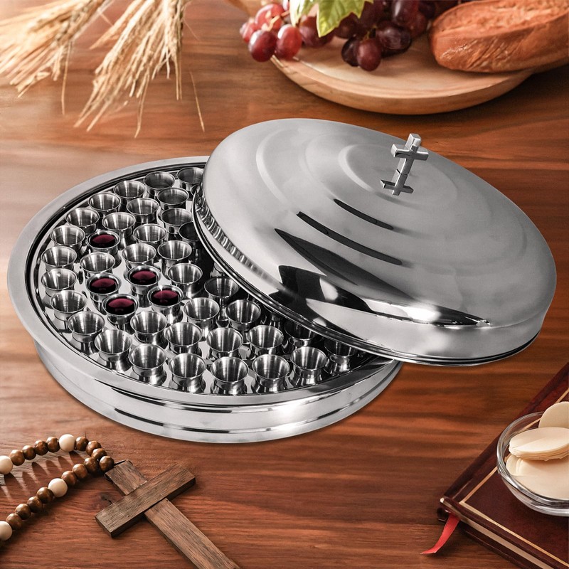 Holy Communion Set: 1 Plastic Tray (72 Wells) + 72