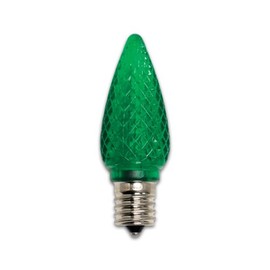 4 Qty. Bulbrite LED/C9G 0.35-Watt LED C9 Christmas Light Replacement Bulbs, Intermediate Base, Green