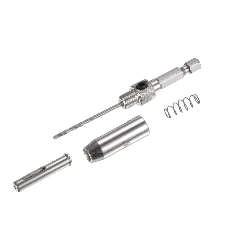 sourcing map Self Centering Hinge Tapper Core Drill Bit, Hole