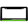 OwnTheAvenue Green Color Line Support Military USA American Flag License