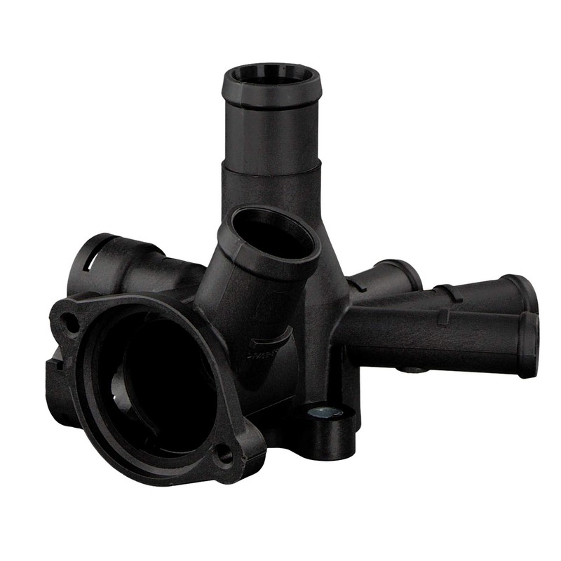 febi bilstein 14506 Kühlwasserflansch für Thermostatgehäuse, mit Schraubensatz , 1