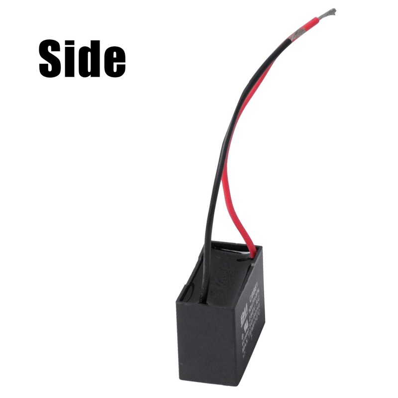 Wadoy CBB61 Fan Capacitor 2 Wire 10uf, 2 Pack Celiling