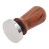 Coffee Tamper Separate Design Stainless Steel Ergonomic Wood Handle Portable