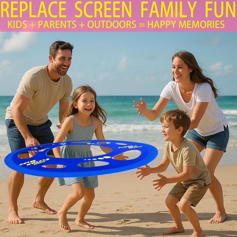 Giant Flying Disc Soft, Foldable & Floats in Air -