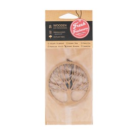 Fresh Fresheners Cute Funny Car Air Fresheners 4-pack (Wood Tree of Life)
