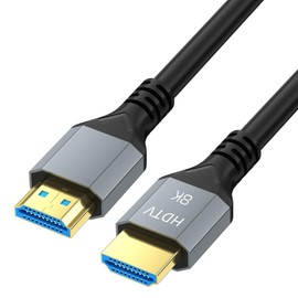 T Tersely for HDMI Cable, HDMI 2.1, 8K@60Hz, Ultra High Speed, 48Gbps, 8K/4K, 2k, HDR Dynamic Display, 3D Visual Technology, Stereoscopic Video, Anti-Tearing Stability, VRR/Variable Refresh Rate