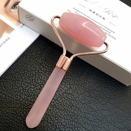 Jade Roller Facial Massager Pink Skin Care Massage Tool Facial Lifting Elasticity Recovery Device Wrinkle Machine Cash on Delivery or Payment upon Order / 옥롤러 얼굴 마사지기 핑크 피부관리 마사지 도구 안면 리프 팅 탄력 회복기 주름 기 착불 또는 주문시 결제