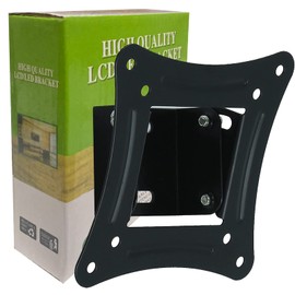 Nuyoah Wall Monitor Mount RV TV Mount for 14"-26" Monitor TV Screen, Small TV Wall Mount for Computer Camper Boat, Quick Release Tilt Low Profile Hold up to 44lbs, Max VESA Mount 100x100mm