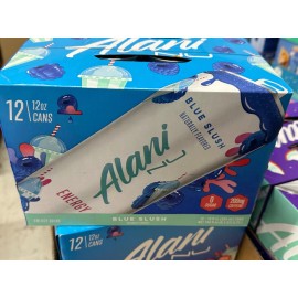 Alani Nu BLUE SLUSH Sugar Free Energy Drink 12 oz (Pack of 12)