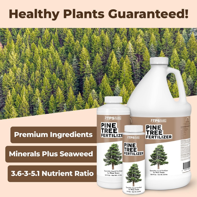 Pine Tree Fertilizer, Complete Liquid Pine Tree Plant Food, 1