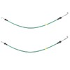 VERCCA 2pcs Door Handle Cable Inside Front Left Driver Side