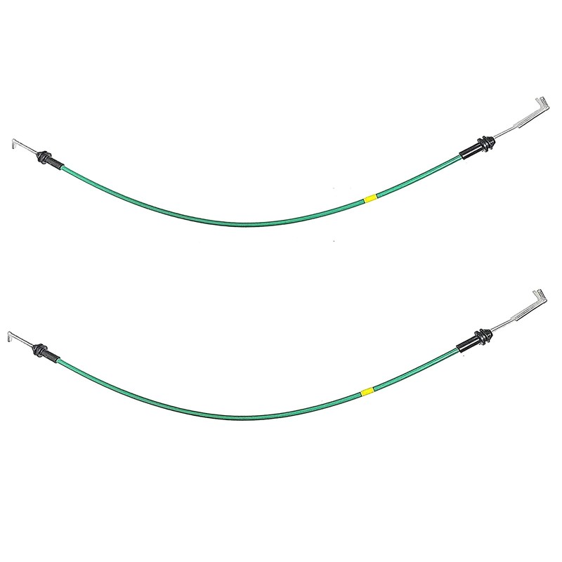 VERCCA 2pcs Door Handle Cable Inside Front Left Driver Side