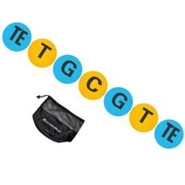 Eco Walker Football Linemen Position Flat Spot Markers: Precision, Durability, and Portability for Enhanced Training (WHITE)