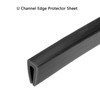 TA-VIGOR Edge Trim U Seal Black Rubber U Channel Edge