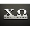 DIGIART INTERNATIONAL CHI OMEGA CAR EMBLEM STICKER LOGO BADGE DECAL
