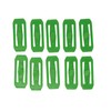 10x Green Race track Connectors Compatible with Hotwheels Track |