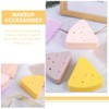 SOIMISS Caja Triangular de Silicona para Esponjas de Maquillaje Portátil