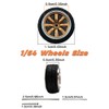1/64 Wheels and Tires,Real Riders Series,Upgrade Mainline Diecast Model Cars,Diameter