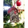 Danforth Hanging Turkey Ornament – Handcrafted Pewter Turkey Ornaments for