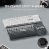 ATTACK SHARK M86 Wireless Mechanical Gaming Keyboard,75% Gasket Mount Hot