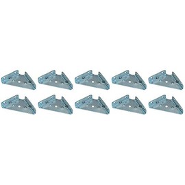 Corner MOUNTING Bracket 65 MM Brace Gusset Angle Fixing Cupboard Wall Unit x10