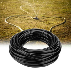 Natudeco 10M 8/11mm Watering Hose Garden Drip PVC Pipe Portable Watering Hose Universal Drip Hose Irrigation Watering Systems for Greenhouse