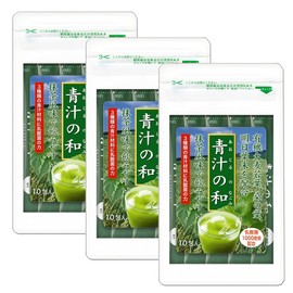 大日ヘルシーフーズ 青汁の和 3袋（3g×10包） 乳酸菌 大麦若葉 桑の葉 明日葉 配合 スティックタイプ 青汁