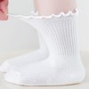 Baby Toddler Non-skid Socks with Non-slip Grips Ruffle Crew Socks