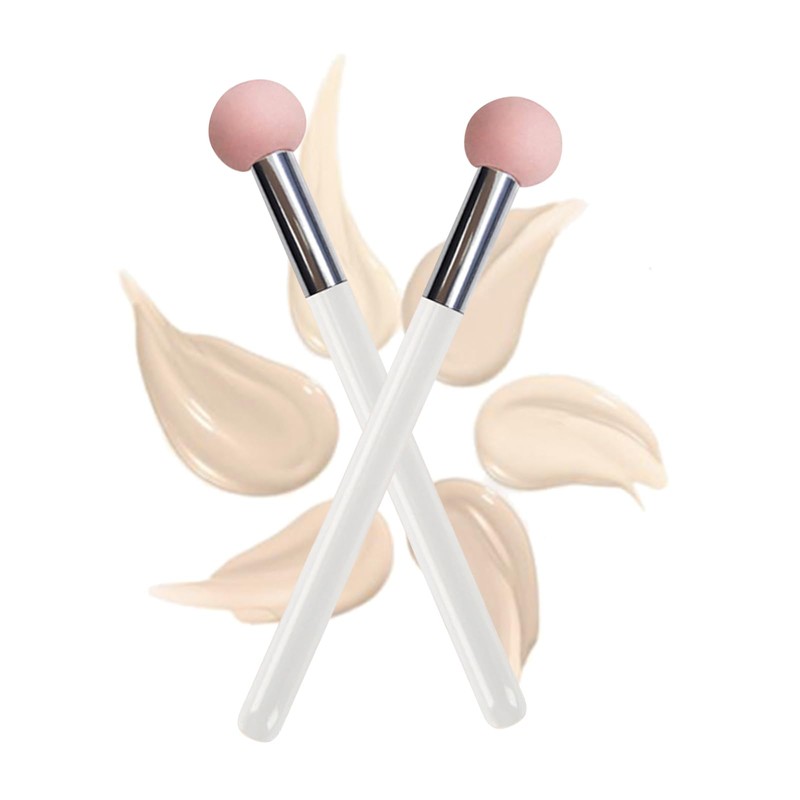 2Pcs Mushroom Sponge Makeup Brushes Cute Pink Mushroom Head Makeup