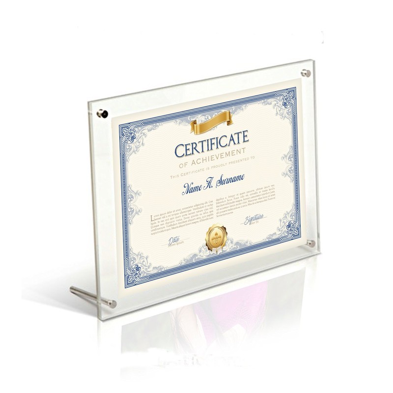 Wall Hanging Desktop Vertical Horizontal Acrylic Photo Frame Picture Frame