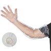 50pcs Disposable Long Plastic Gloves Full Arm Long Sleeve Gloves