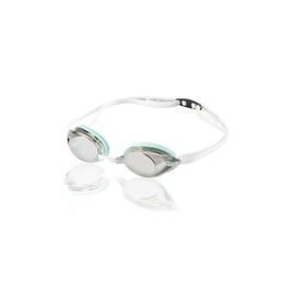 Speedo Women's Vanquisher 2.0 Mirrored Swim Goggles, Silver Ice, One Size