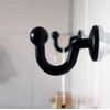 Cciphy Adjustable Self Adhesive Curtain Tieback, Non-Trace Stick Metal Wall