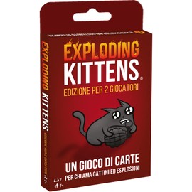 Asmodee Exploding Kittens 2 Player Edition Board Game 7+ Years Italian Edition