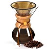 Stainless Steel Coffee Filter Compatible with Chemex Hario Bodum &