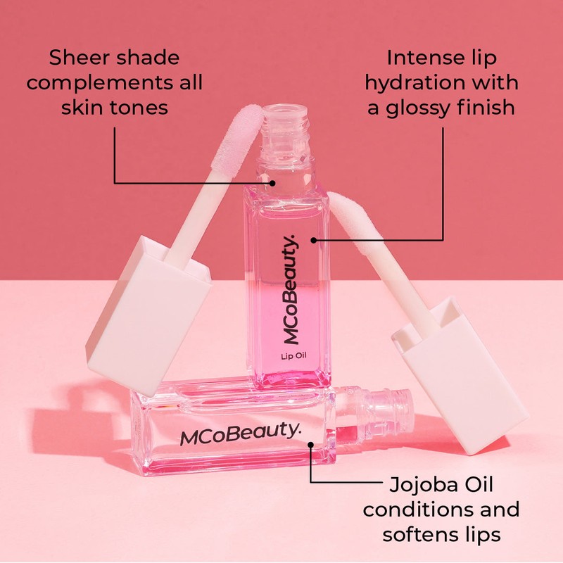 MCoBeauty Lip Oil Hydrating Treatment - Sheer Rose 9ml