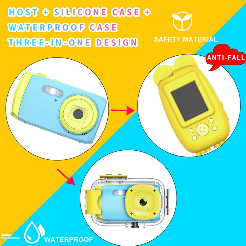 Kids Digital Camera Children Mini Action Camcorder Maximum 5MP 2.0