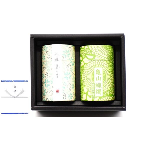 Wayu SDGs Set, Gardenia Scented Incense, Suspentless Candle Set, Mini Size, Soothing Free Candle, Comes with Gift for Mourning, Companion, Shinbon Mourning, Gift, Promotion, Gift