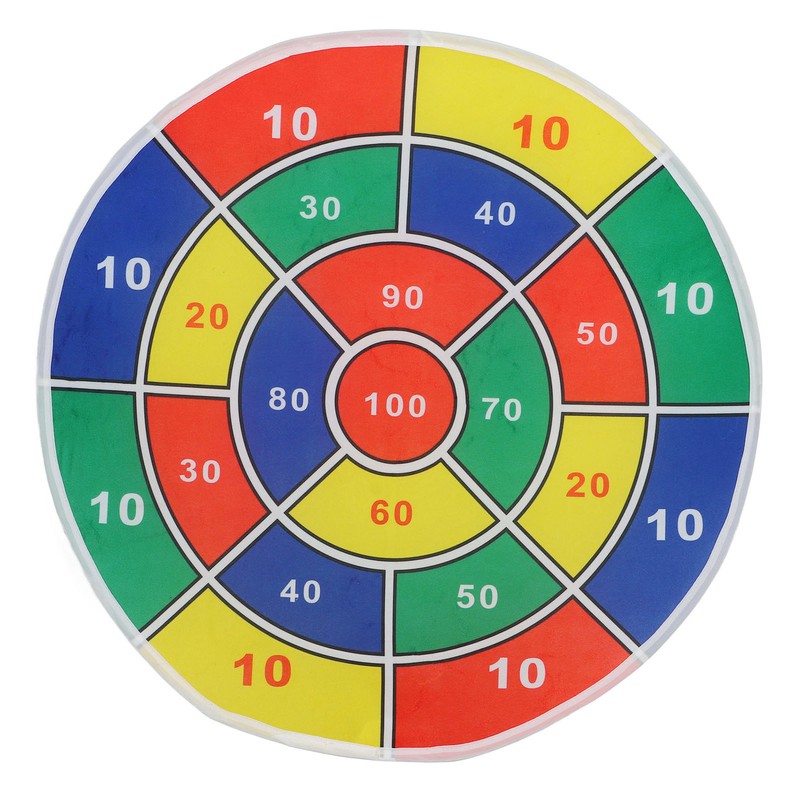 Dart Board for Kids LED Lighting Foldable Flannel Dart Board